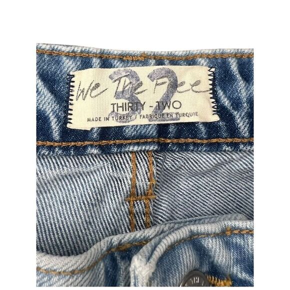 Free People Kinsey High Rise Cropped Wide Leg Denim Jeans Women’s 32 NEW - Picture 8 of 9
